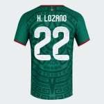 Camiseta Oficial Local México 2026 Hombre H. LOZANO #22