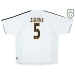 Hombre Camiseta retro local Real Madrid 2003/04 Zidane #5 Hombre Camiseta retro local Real Madrid 2003/04 Zidane #5