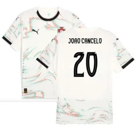 Camiseta de visitante JOAO CANCELO Portugal 2025/26 para niños