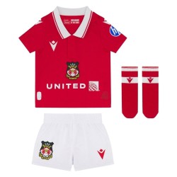 Kit local Wrexham AFC 2025/26 niño