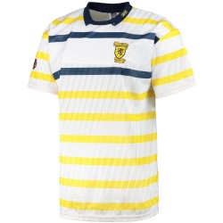 Camiseta retro visitante Escocia 1990 para hombre