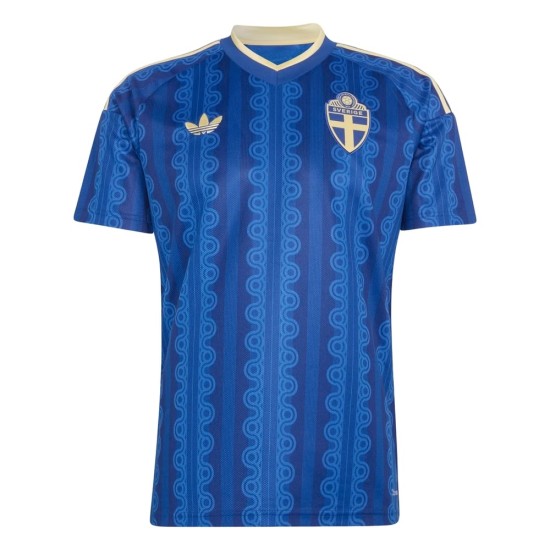 Camiseta Mundial 2026 Visitante Suecia Niño