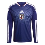 Hombre Japón 2026 Local Copa del Mundo Camiseta de Manga Larga Hombre Japón 2026 Local Copa del Mundo Camiseta de Manga Larga