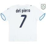 Camiseta retro visitante Italia 2006 para hombre Del Piero #7 Camiseta retro visitante Italia 2006 para hombre Del Piero #7