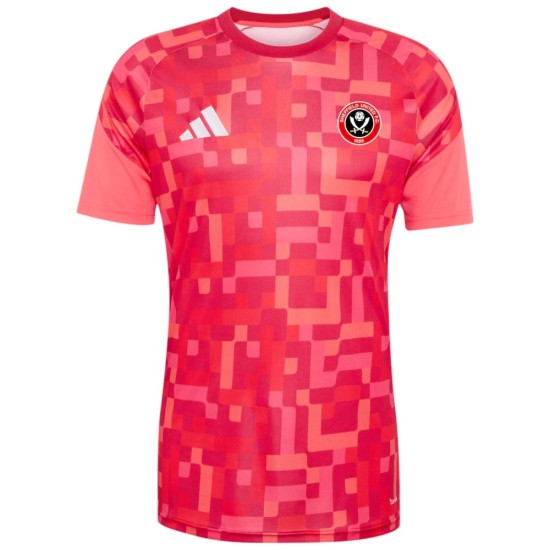 Camiseta de Prepartido de la Tercera Equipación Sheffield United 2026/27 Hombre - Rojo Camiseta de Prepartido de la Tercera Equipación Sheffield United 2026/27 Hombre - Rojo
