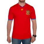 Camiseta Retro España 2010 Copa del Mundo Conmemorativa Roja Mujer Camiseta Retro España 2010 Copa del Mundo Conmemorativa Roja Mujer