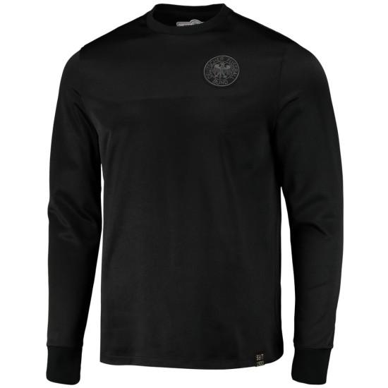 Camiseta Retro Local de Manga Larga Capitán 1974 de Alemania para Hombre Camiseta Retro Local de Manga Larga Capitán 1974 de Alemania para Hombre