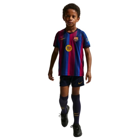 Conjunto de local 2026/27 infantil del FC Barcelona Conjunto de local 2026/27 infantil del FC Barcelona
