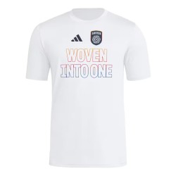 Camiseta Niño San Diego FC 2025 Tercera Hook AEROREADY Blanca