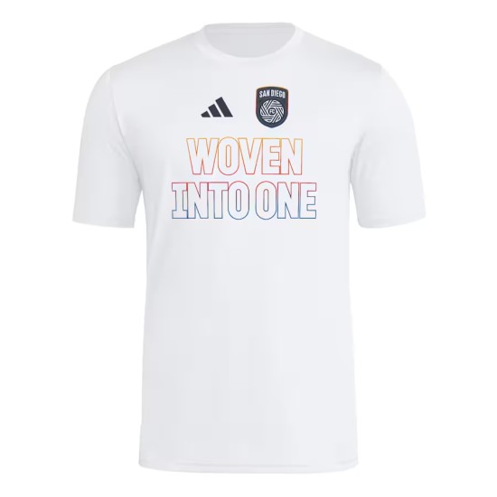 Camiseta Hombre San Diego FC 2025 Tercera Hook AEROREADY Blanca
