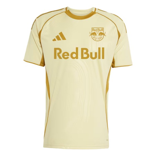 Camiseta Previa al Partido Tercera 2025 del New York Red Bulls para Hombre - Amarilla