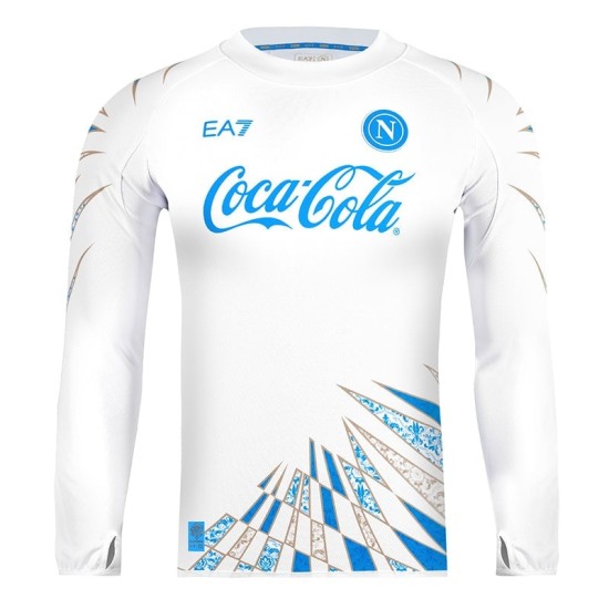 Camiseta pre partido tercera manga larga Napoli 2025/26 Hombre