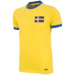 Camiseta retro Suecia 1970 para hombre Camiseta retro Suecia 1970 para hombre