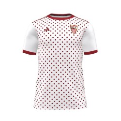Niño Sevilla FC 2025/26 Tercera Camiseta de prepartido - Blanca
