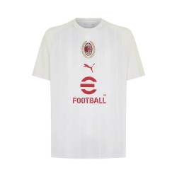 Camiseta Pre Partido Tercera AC Milan 2026/27 - Blanca Niño