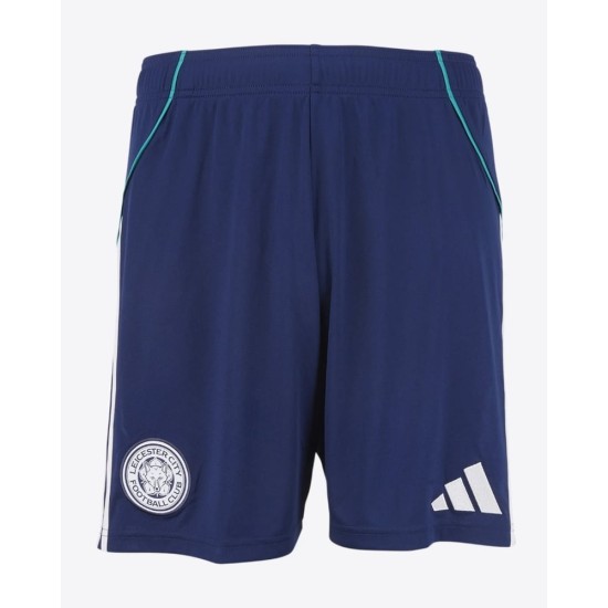 Hombre Leicester City 2025/26 Pantalón Corto Visitante