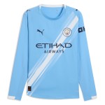 Camiseta Manga Larga Local Manchester City 2025/26 Hombre