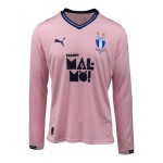 Camiseta de Visitante de Manga Larga Malmö FF 2025 para Hombre - Rosa Camiseta de Visitante de Manga Larga Malmö FF 2025 para Hombre - Rosa
