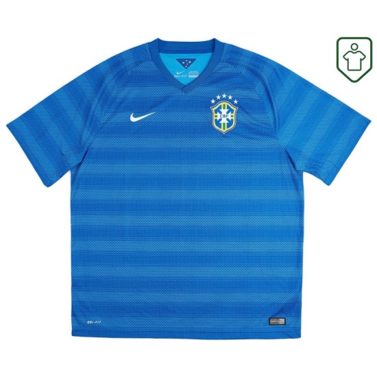 Camiseta retro visitante Brasil 2014/15 para hombre