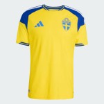 Camiseta local auténtica de la Copa del Mundo 2026 de Suecia para hombre Camiseta local auténtica de la Copa del Mundo 2026 de Suecia para hombre