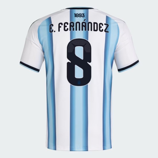 Camiseta Oficial Local Argentina 2026 Hombre E. FERNÁNDEZ #8 Camiseta Oficial Local Argentina 2026 Hombre E. FERNÁNDEZ #8