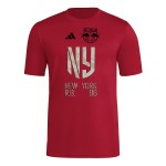 Camiseta Tercera Hook AEROREADY 2025 del New York Red Bulls para Hombre - Roja Camiseta Tercera Hook AEROREADY 2025 del New York Red Bulls para Hombre - Roja
