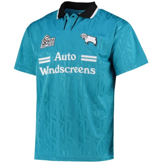 Camiseta Retro de Visitante 1994 de Derby County para Hombre Camiseta Retro de Visitante 1994 de Derby County para Hombre