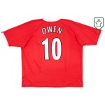 Camiseta retro local Champions League hombre Liverpool 2001/03 Owen #10 Camiseta retro local Champions League hombre Liverpool 2001/03 Owen #10