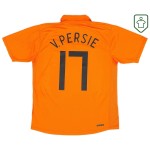 Camiseta retro local Países Bajos 2006/08 para hombre V.Persie #17