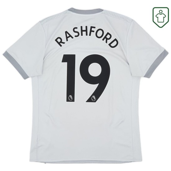 Camiseta retro tercera hombre Manchester United 2017/18 Rashford #19 Camiseta retro tercera hombre Manchester United 2017/18 Rashford #19