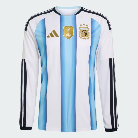 Camiseta de manga larga local de la Copa del Mundo 2026 de Argentina para hombre Camiseta de manga larga local de la Copa del Mundo 2026 de Argentina para hombre