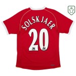 Camiseta retro local hombre Manchester United 2006/07 Solsjkaer #20 Camiseta retro local hombre Manchester United 2006/07 Solsjkaer #20