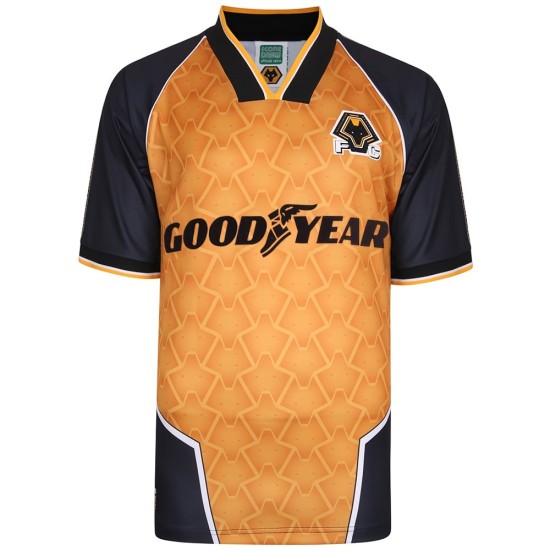 Mujeres Wolverhampton Wanderers 1996 Casa Retro Camiseta Mujeres Wolverhampton Wanderers 1996 Casa Retro Camiseta