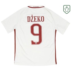 Camiseta retro Roma 2016/17 visitante para hombre Džeko #9