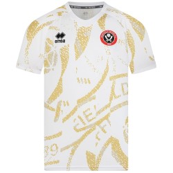 Camiseta de calentamiento tercera de niño Sheffield United 2025/26 - Blanco
