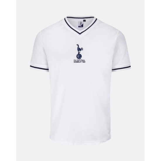 Camiseta Retro Final FA Cup Local Tottenham Hotspur 1981 #6 Hombre Camiseta Retro Final FA Cup Local Tottenham Hotspur 1981 #6 Hombre