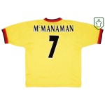 Camiseta retro visitante hombre Liverpool 1997/98 McManaman #7
