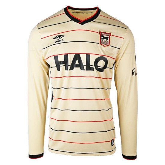 Camiseta de visitante de manga larga Ipswich Town 2026/27 para niño Camiseta de visitante de manga larga Ipswich Town 2026/27 para niño