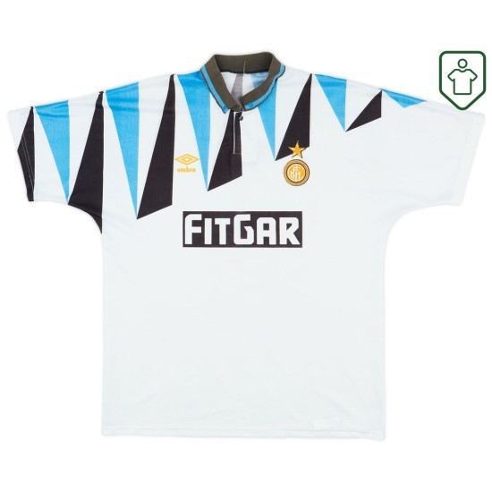 Camiseta retro Inter de Milán 1991/92 visitante para hombre Camiseta retro Inter de Milán 1991/92 visitante para hombre
