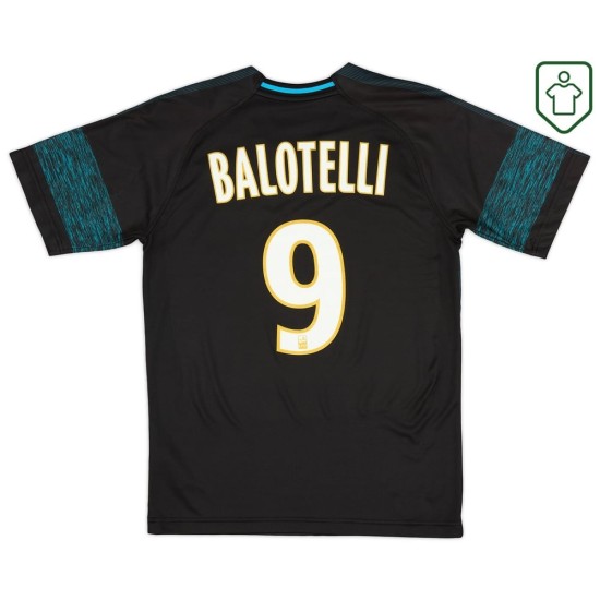 Hombre Camiseta retro visitante OM 2018/19 Balotelli #9 Hombre Camiseta retro visitante OM 2018/19 Balotelli #9