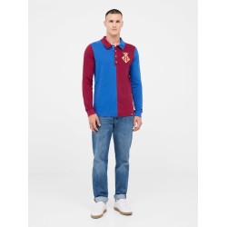 Camiseta Retro de Manga Larga Casa FC Barcelona 1899 para Hombre