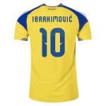 Camiseta Auténtica Local Suecia 2026 para Hombre IBRAHIMOVIĆ #10