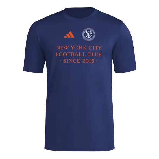 Camiseta Tercera Hook AEROREADY 2025 del New York City FC para Mujer - Azul Marino