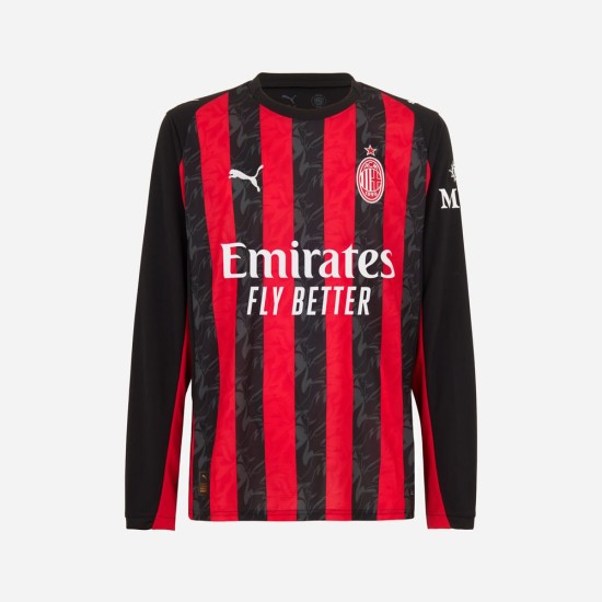 Hombre Milan Camiseta de Manga Larga Local 2025/26