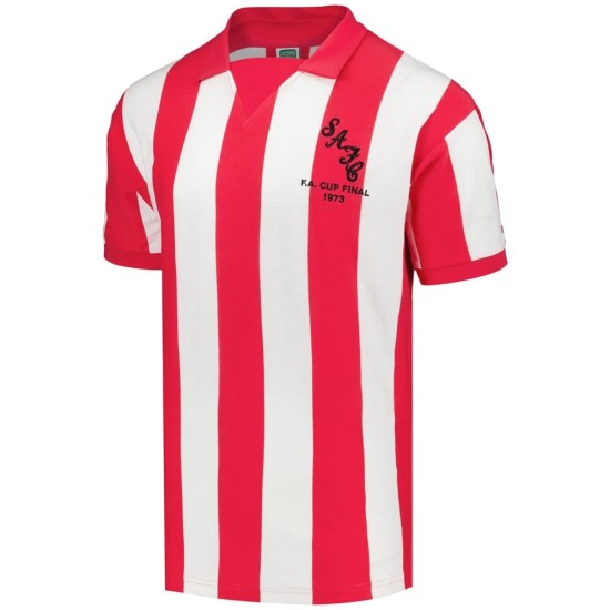 Camiseta Retro Final FA Cup 1973 de Sunderland de Hombre Camiseta Retro Final FA Cup 1973 de Sunderland de Hombre