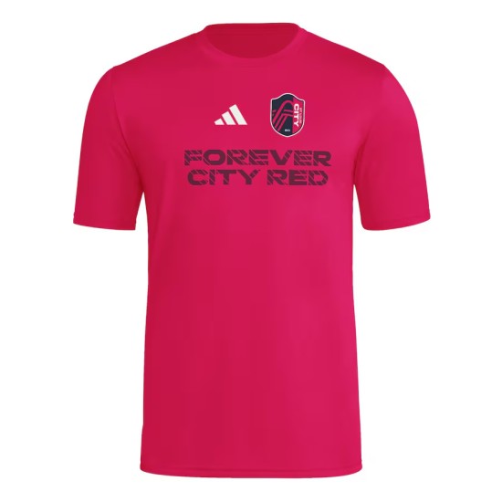 Camiseta Tercera Hook AEROREADY 2025 de St. Louis City SC para Niño - Rosa Camiseta Tercera Hook AEROREADY 2025 de St. Louis City SC para Niño - Rosa