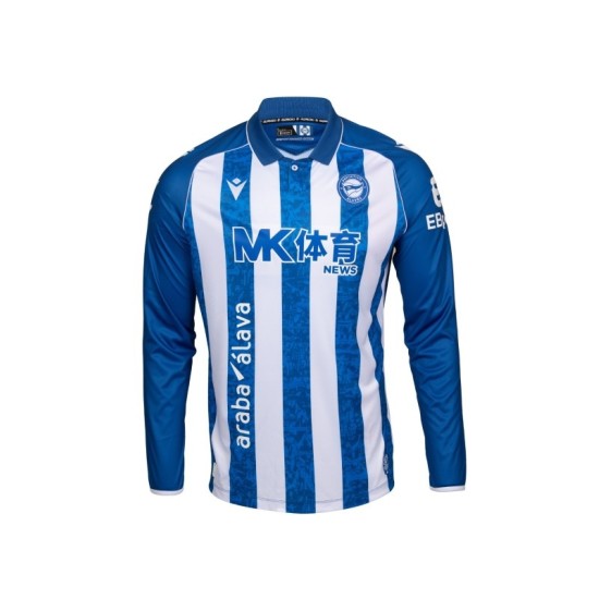 Camiseta de Manga Larga de Local Alavés 2026/27 para Mujer Camiseta de Manga Larga de Local Alavés 2026/27 para Mujer