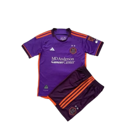 Equipación Niño Houston Dynamo 2025 Visitante
