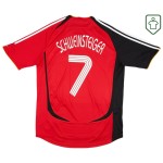 Camiseta retro visitante Alemania 2005/07 para hombre Schweinsteiger #7