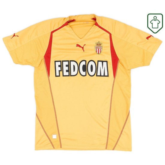 Hombre Camiseta retro visitante AS Monaco 2005/06 Hombre Camiseta retro visitante AS Monaco 2005/06